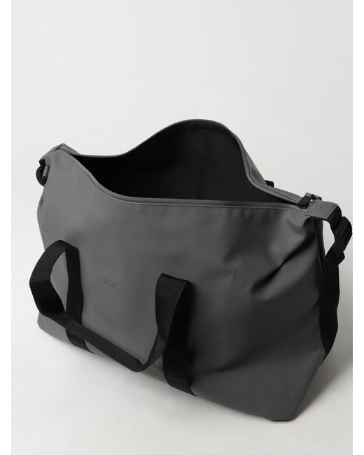 Rains Black Hilo Duffle Bag for men