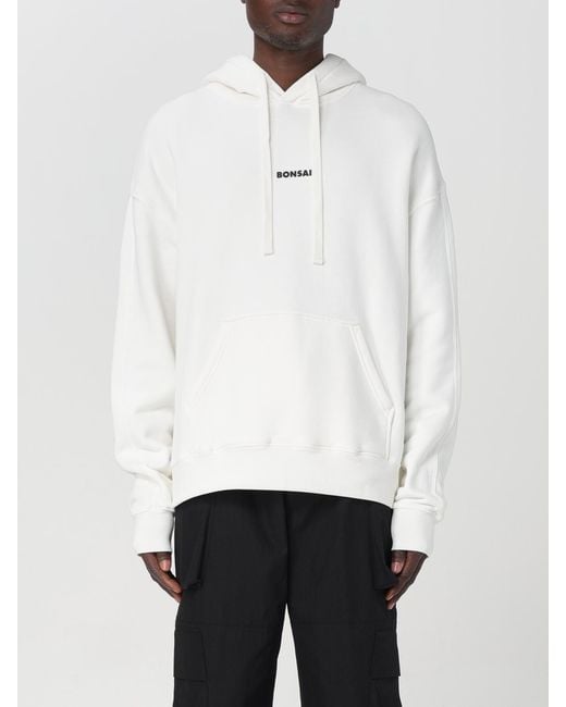 Bonsai White Sweatshirt for men