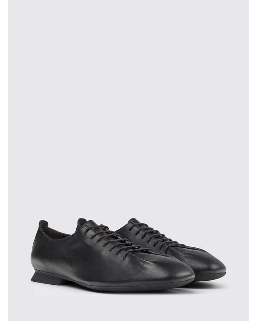 Camper White Casi Myra Leather Derby Shoes