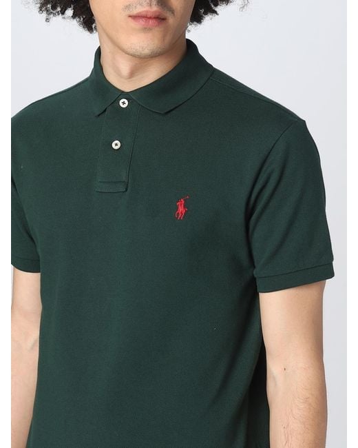 Polo Ralph Lauren Green Polo Shirt for men