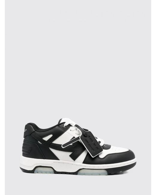 Off-White c/o Virgil Abloh White Out Of Office Leather Sneakers for men