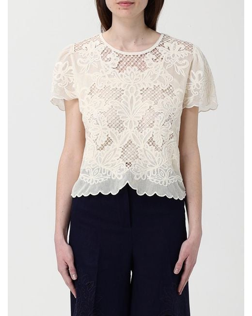Twinset White Lace Top