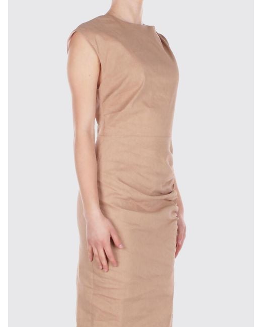 Pinko Natural Alissa Midi Dress