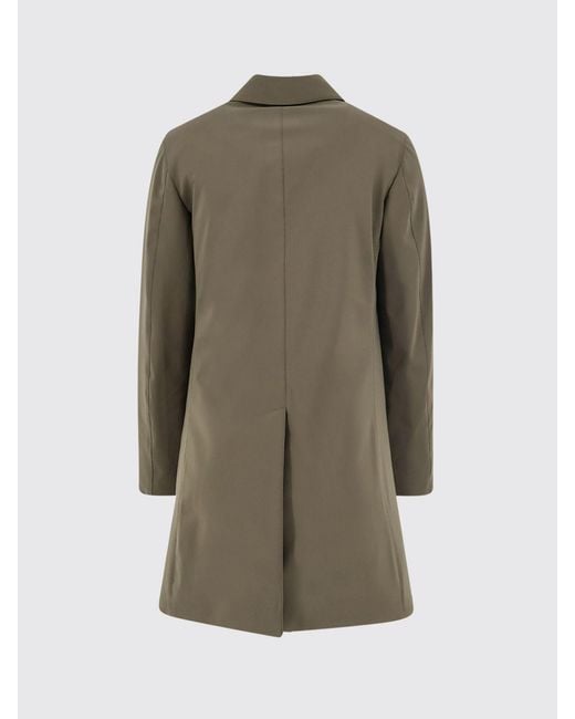 Aspesi Natural Single-Breasted Knee-Length Trench Coat for men