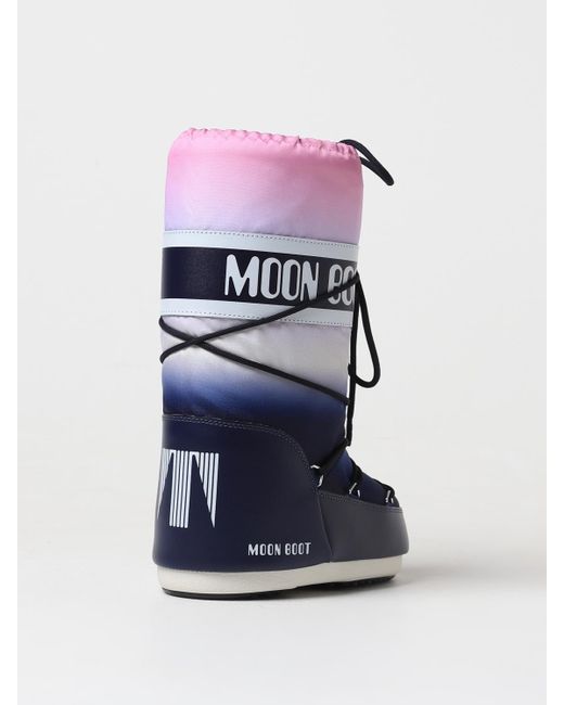 Moon Boot Blue Boots