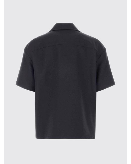 Loewe Black Wool Shirt for men