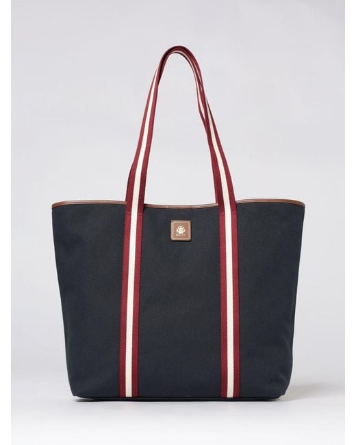 Bally Black Canvas Tote Bag
