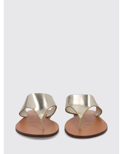 Manebí White Flat Shoes