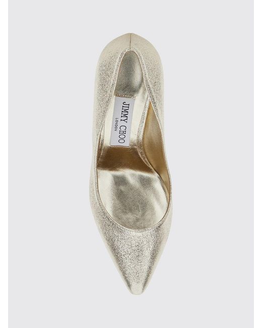 Jimmy Choo White Romy 85 Laminated Leather Stiletto Pumps
