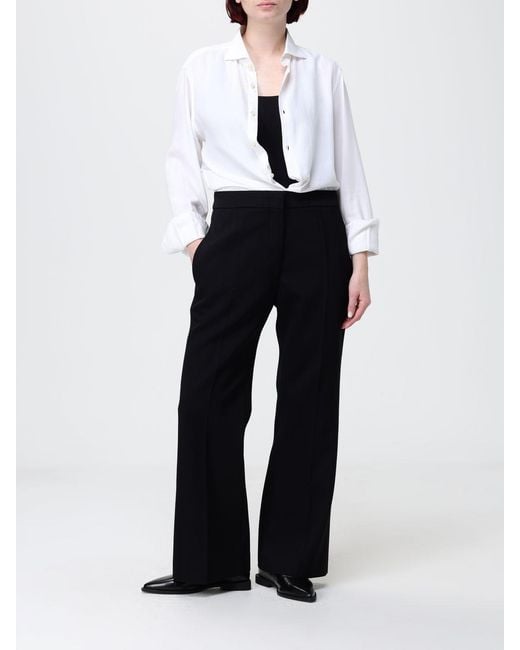 Jil Sander Black Classic Wool Trousers