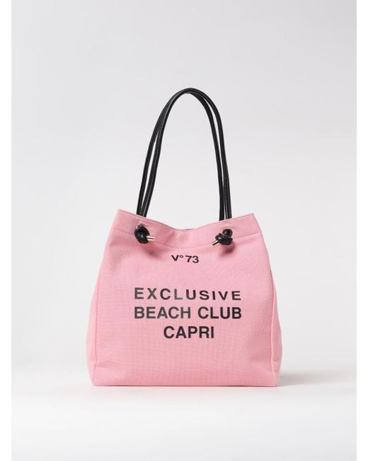 Borsa Beach Club V°73 di V73 in Pink