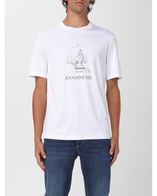 Brunello Cucinelli T-Shirt Herren in White für Herren