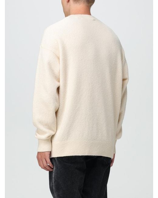 Palm Angels Natural Sweater In Wool Blend for men