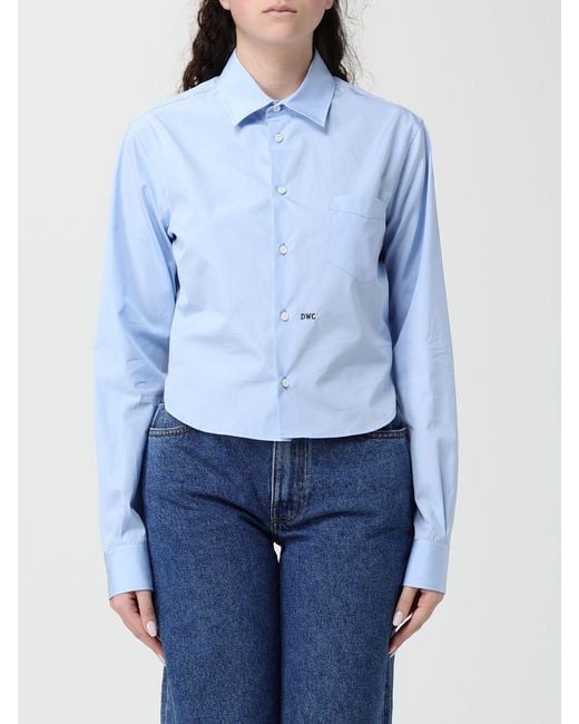 DSquared² Blue Cotton Shirt