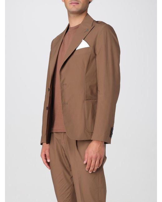 Daniele Alessandrini Brown Blazer for men