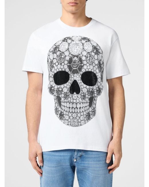 Philipp Plein Gray T-Shirt for men