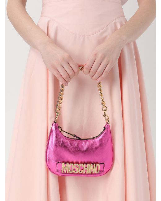Moschino Couture Pink Schultertasche