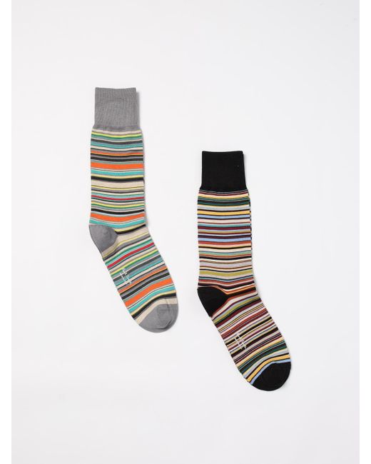 Set 2 Paia Di Calze Signature Stripes di Paul Smith in White da Uomo