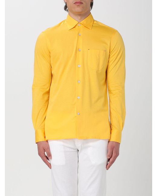 Kiton Yellow Shirt for men