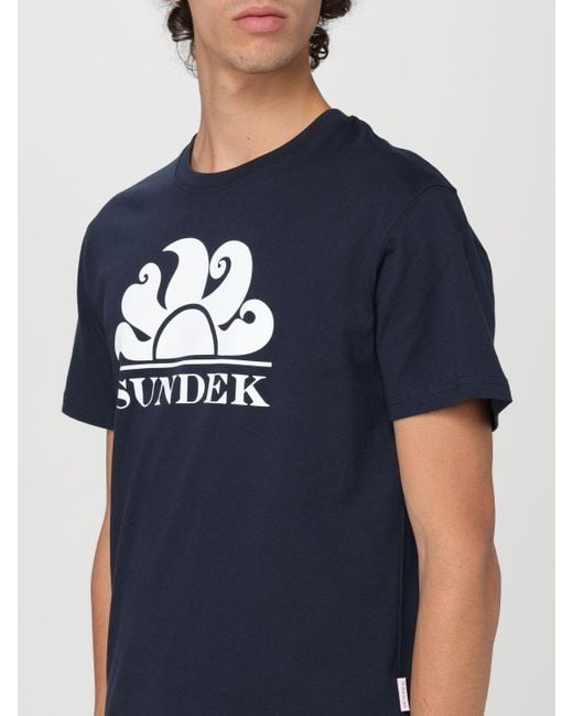 Sundek Blue T-shirt for men