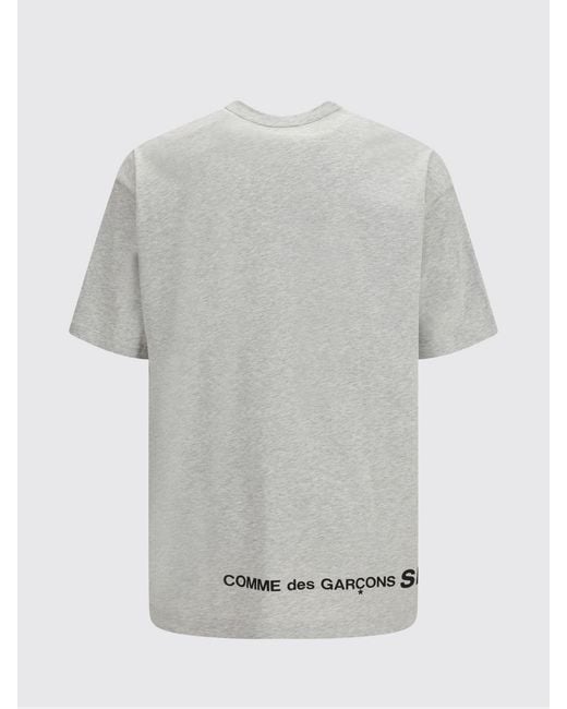 Comme des Garçons Gray Cotton T-Shirt for men