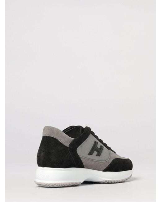 Hogan Multicolor Interactive Mesh And Suede Sneakers for men