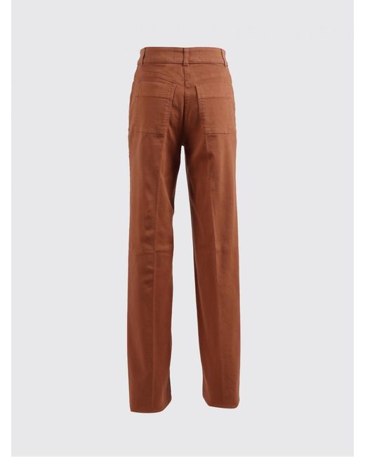 Elisabetta Franchi Orange Cotton Denim Jeans