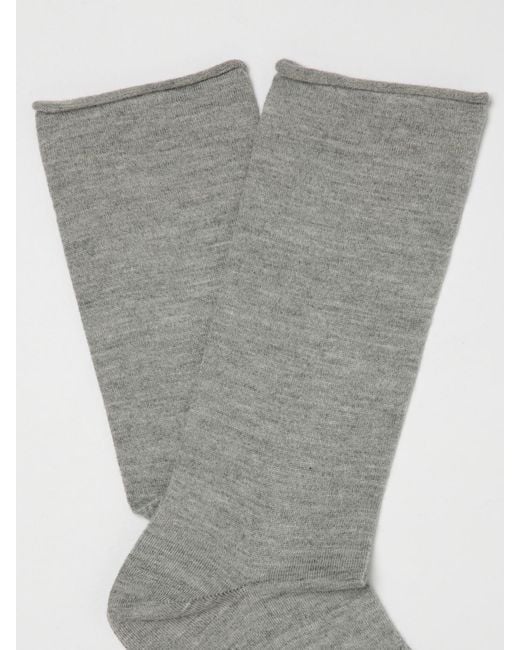 Brunello Cucinelli Gray Cashmere Socks