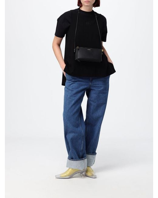 Loewe Black Joya Nappa Pouch