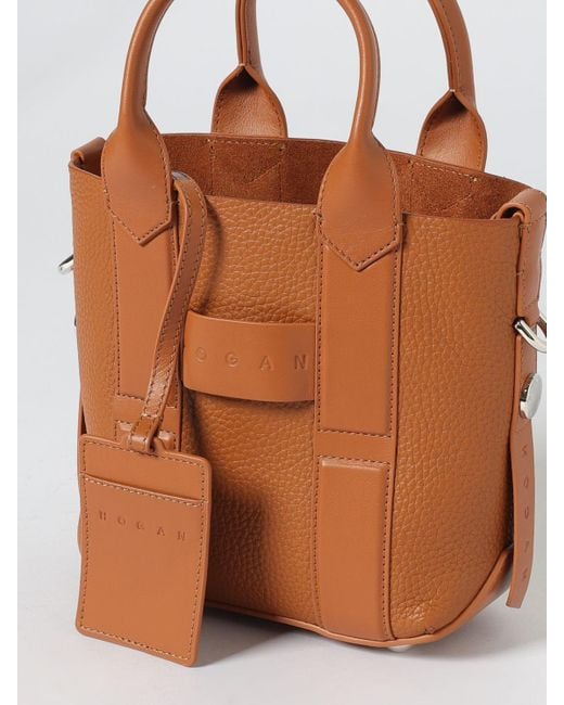 Hogan Brown Handtasche Damen
