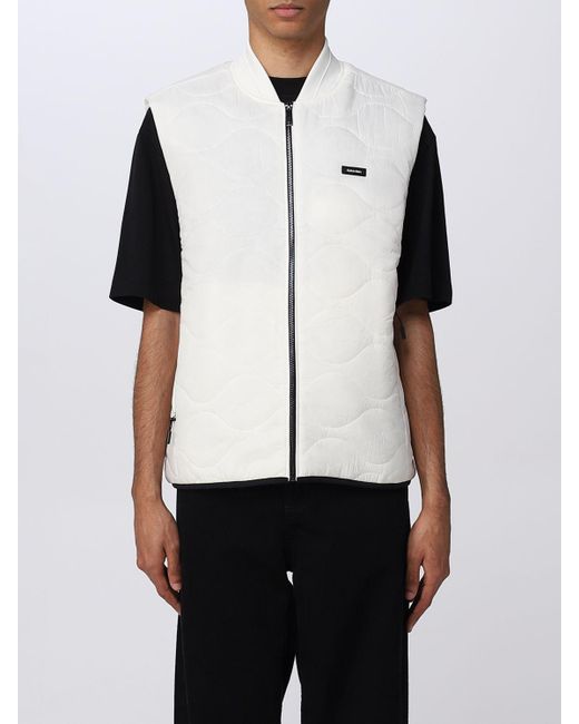 Calvin Klein Jacket in White for Men Lyst