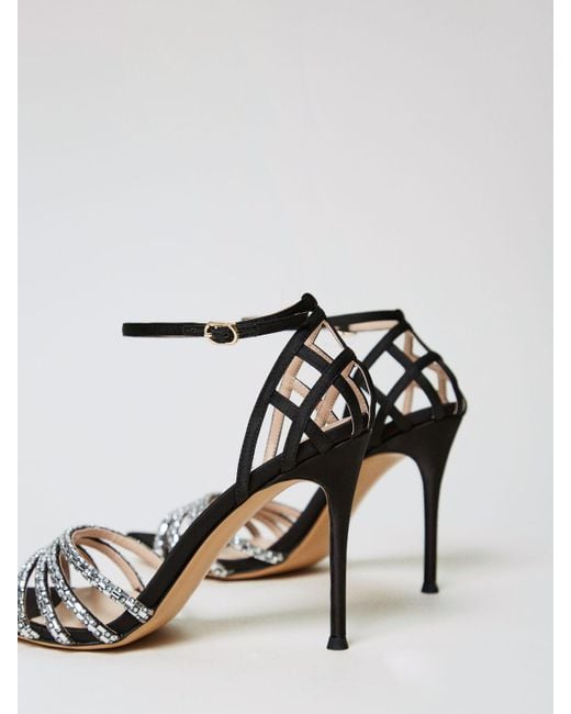 Twinset White Flat Sandals