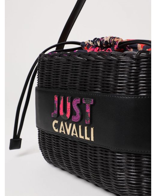 Just Cavalli Black Shoulder Bag