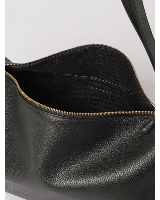 Gucci Black Half Horsebit Grained Leather Bag