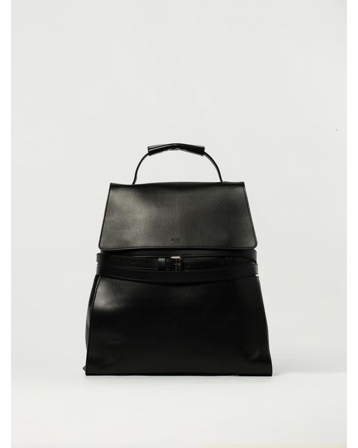 Moschino Couture Black Tie Me Leather Backpack
