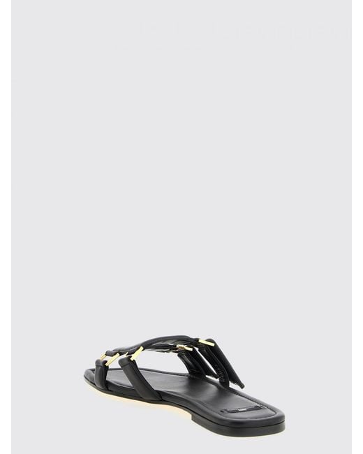 Elisabetta Franchi White Leather Sandal