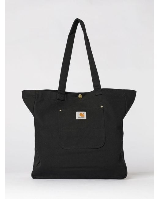 Carhartt Black Bay Tote Organic Cotton Shoulder Bag for men