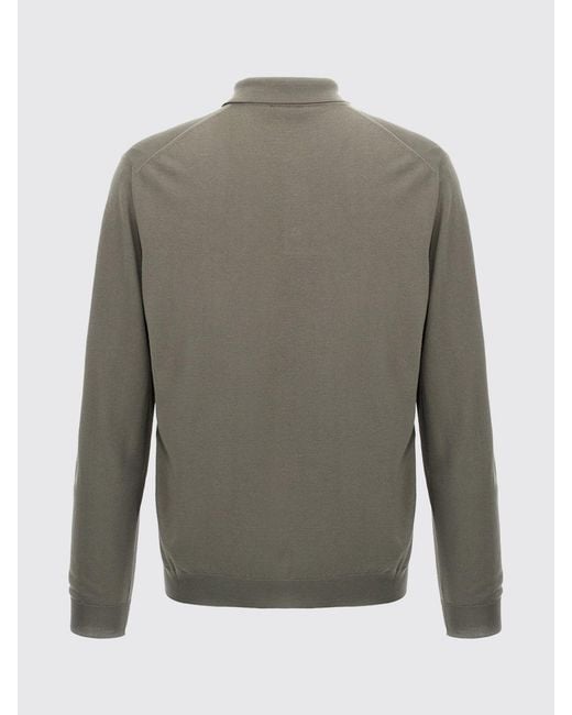 Polo Basic di Zanone in Gray da Uomo