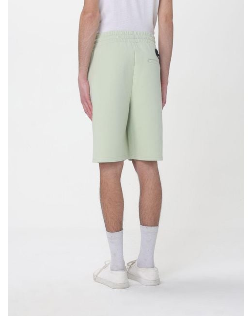 Peuterey Green Cotton Blend Jogging Shorts for men