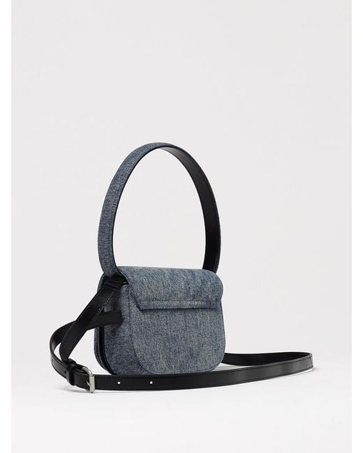 DIESEL Blue 1Dr Cotton Denim Bag