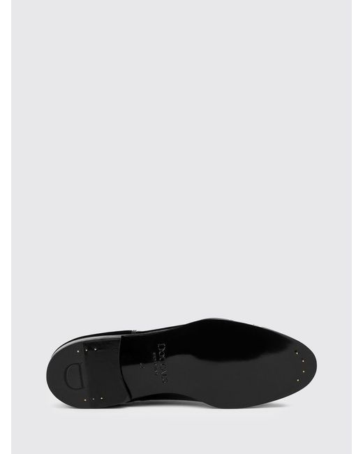 Doucal's White Patent Leather Oxfords for men