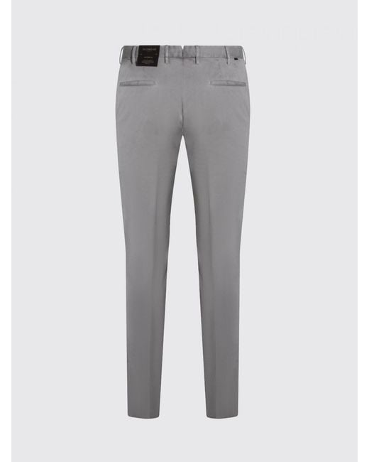 Incotex Blue Cotton Trousers for men