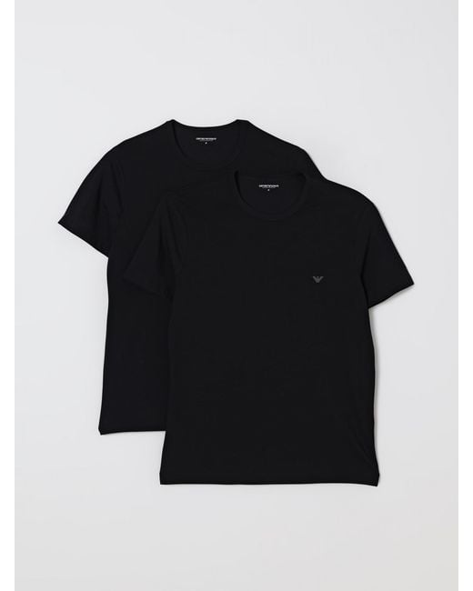 Emporio Armani Black T-Shirt for men