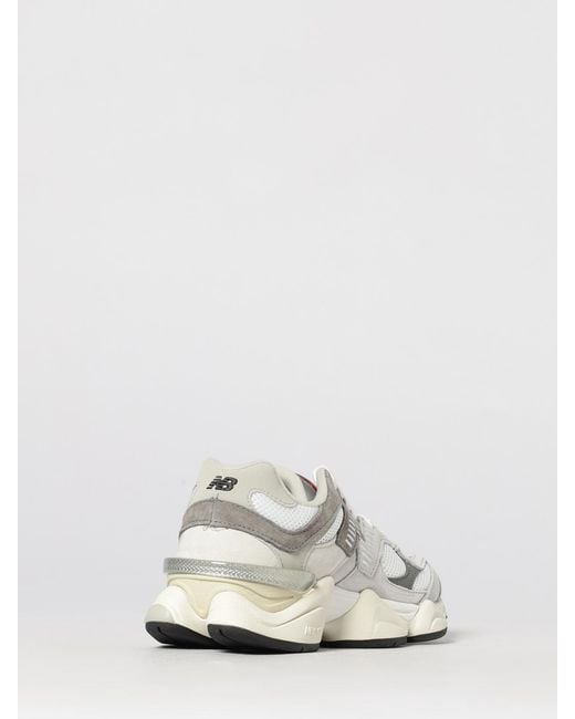 New Balance White 9060 Sneakers