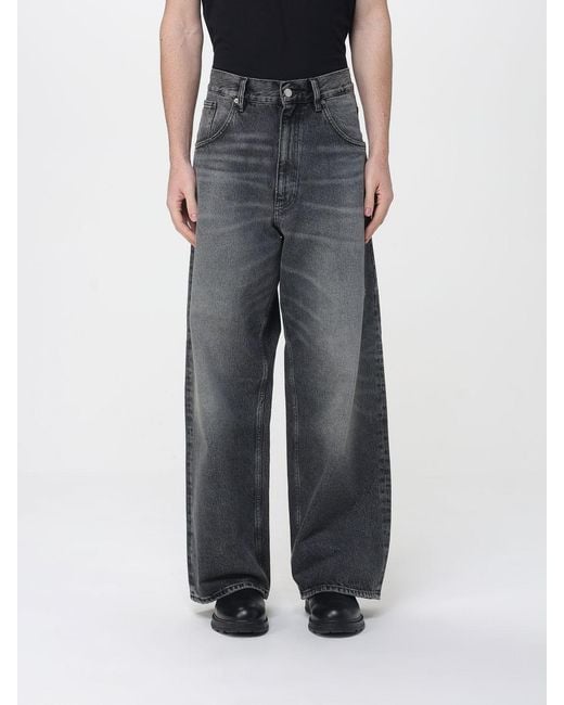 sunflower Black Wide Leg Denim Jeans for men
