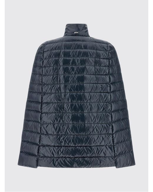 Herno Blue Short Water-Repellent Puffer Jacket