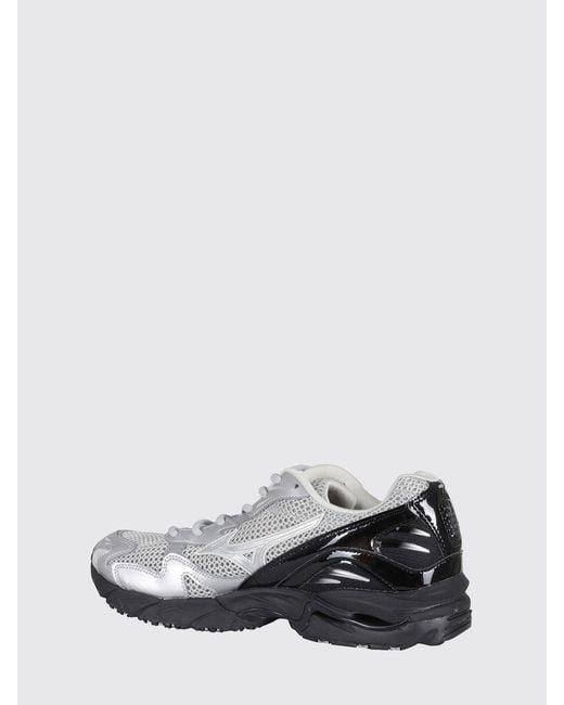 Mizuno White Wave Rider 10 Mesh And Rubber Sneakers for men