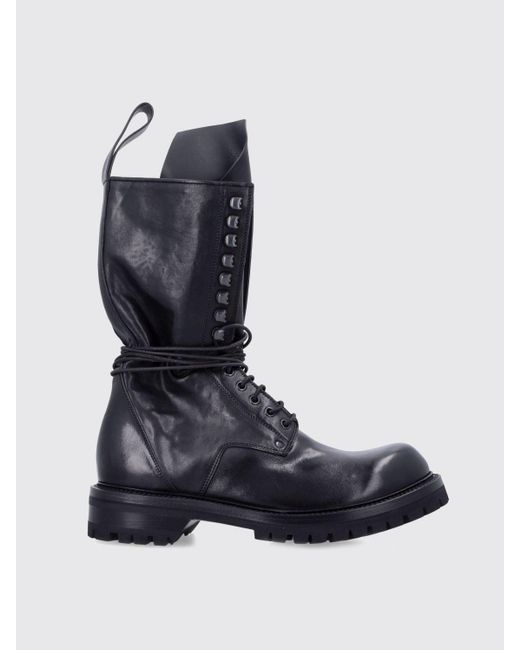 Rick Owens Blue Flat Shoes