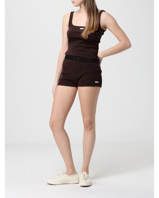Entire studios Black Stretch Cotton Top