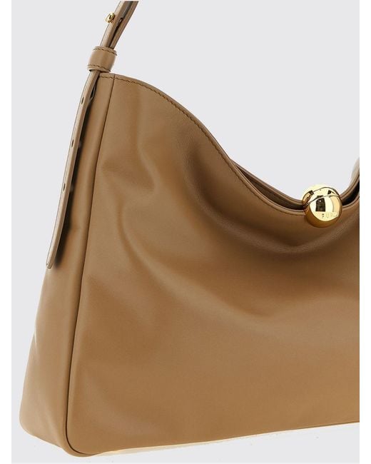 Furla Natural Sfera Soft Leather Bag